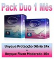 UNYQUE - PACK DUO 1 MES para FLUXO MODERADO